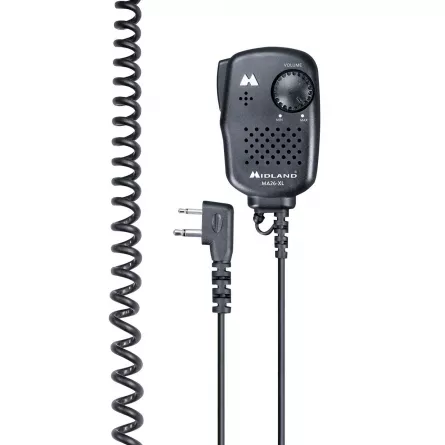 Midland microfon și speaker MA26-XL, mufă 2 pini, [],fomcoshop.ro