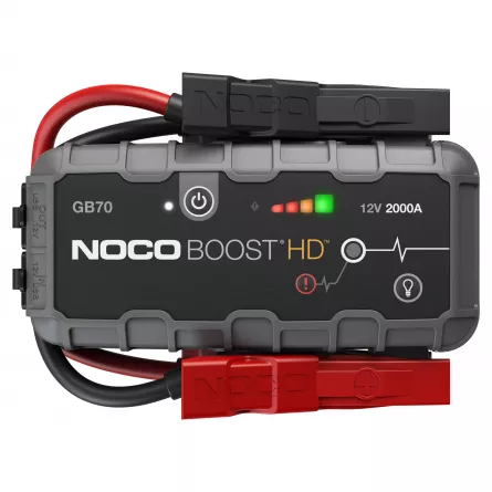 Robot Pornire Auto, Jump Starter Auto 12V Portabil, Curent Pornire 2000A Litiu-Ion, Noco Boost GB70