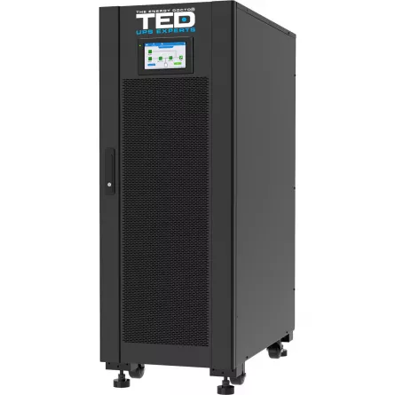 UPS Online 100kVA/100kW Trifazic 3/3, Dublă Conversie cu Ecran LCD, Undă Sinusoidală Pură și Intrare/Ieșire Regletă, Management LCD, TED Electric