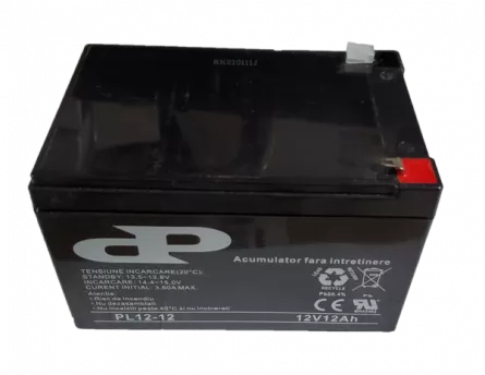 Acumulator ACC. 12 AH/12V B-HIGH PL12AH/12V, [],high-security.ro