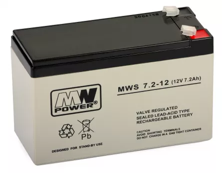 Acumulator 7,2AH/12V ACC-MWS 7,2-12, [],high-security.ro