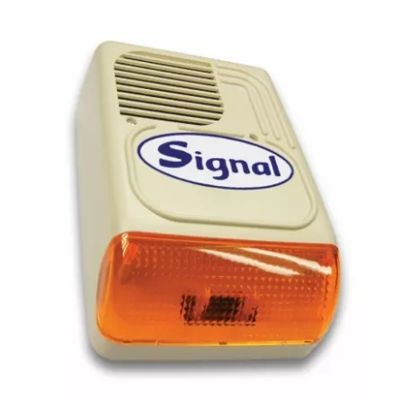 Sirenă de exterior autoalimentată cu flash PS128-7, [],high-security.ro