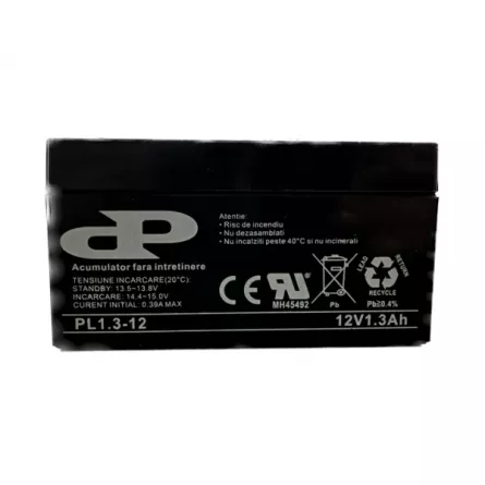 Acumulator ACC. 1.3AH/12V AC1.3AH-12V, [],high-security.ro