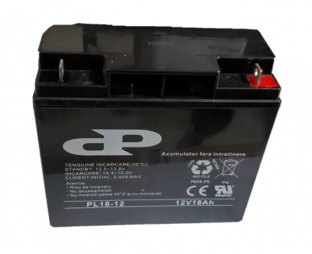 Acumulator ACC. 18 AH/12V B-HIGH, [],high-security.ro