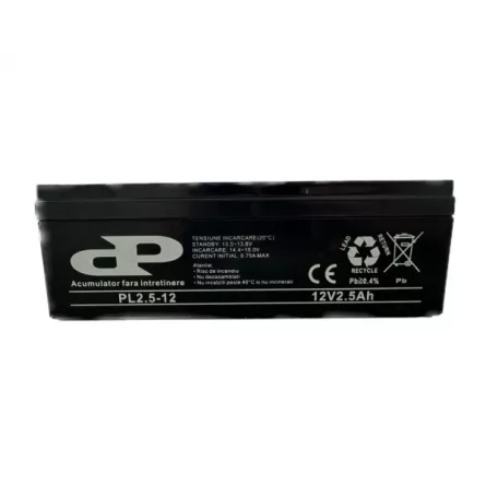 Acumulator ACC. 2.5AH/12V B-HIGH PL2.5AH, [],high-security.ro