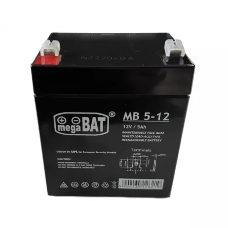 Acumulator ACC. 5AH/12V B-HIGH, [],high-security.ro