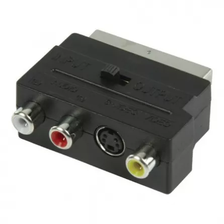 Adaptor Mufă Euroscart/RCA AM-6965, [],high-security.ro