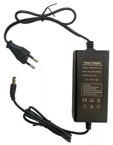 Alimentator pentru camere 12V/3A APWD1203-01C, [],high-security.ro