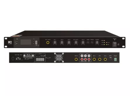 Amplificator mixer digital cu MP3/Tuner/Bluetooth T-240DTB, [],high-security.ro
