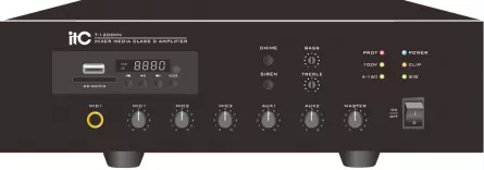 Amplificator Mixer digital desktop cu MP3/Tuner/Bluetooth T-350DMV, [],high-security.ro