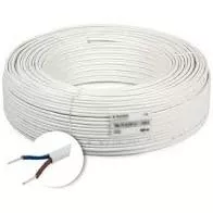 CABLU ELECTRIC  MYYUP 2X0,75mm,CUPRU LITAT, ALB (100ml/rola) MYUP 2X0.75, [],high-security.ro