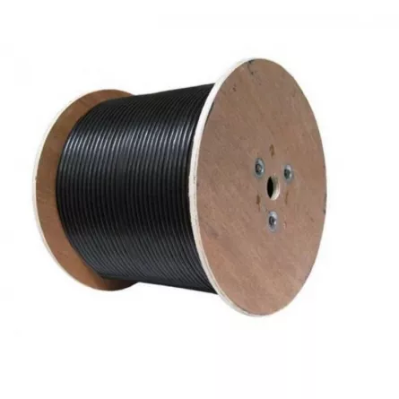 Cablu FTP cu alimentare  cat 5E 24 AWG+2*0.75mm2, GREY, RS (8 fire *0.52mm cupru masiv )Shinelink -x, [],high-security.ro