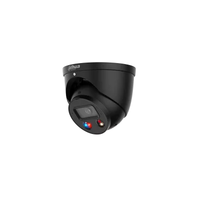 Cameră de supraveghere IP WizSense,  iluminare dublă inteligentă 4K, descurajare activă, lentilă focală fixă IPC-HDW3849H-AS-PV-0280B-BLACK, [],high-security.ro