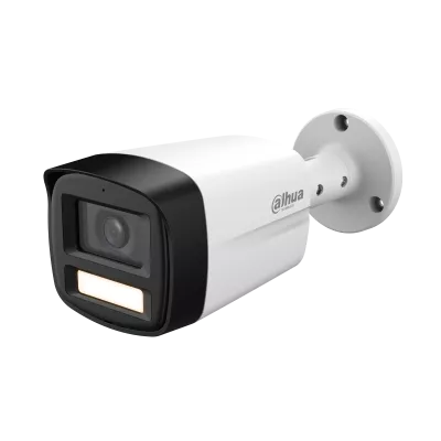 Cameră de supraveghere bullet HDCVI, lentilă focală fixă, 5MP, Full-color DH-HAC-HFW1509TLMP-A-LED, [],high-security.ro