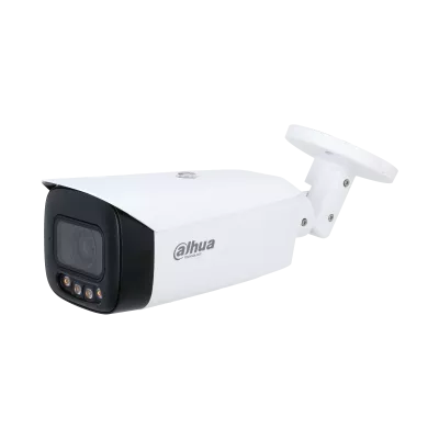 Cameră de supraveghere IP 4K Full-color bullet WizMind cu LED cald și focalizare fixă IPC-HFW5849T1-ASE-LED, [],high-security.ro