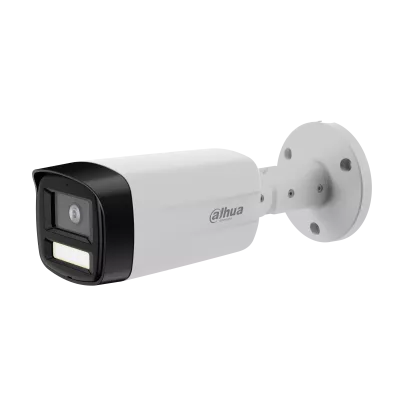 Cameră de supraveghere video bullet HDCVI 5MP Full-color cu lentilă fixă HAC-HFW1509TMP-A-LED-0360B-S2, [],high-security.ro