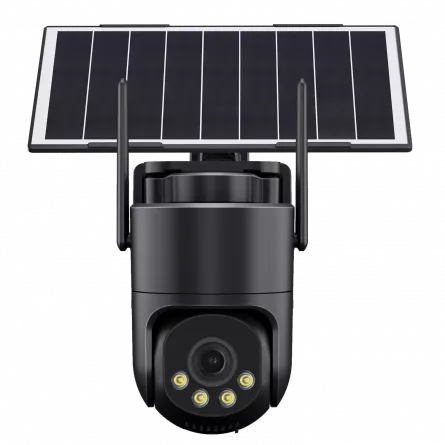 Camera de supraveghere 3 MP cu panou solar 4G ICH-PT66 4G, [],high-security.ro