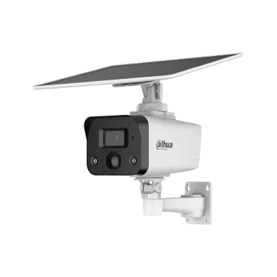 Camera de supraveghere bullet IP cu panou solar 4G 4MP, focalizare fixa, Smart Dual Light IPC-HFW2441DG-4G-SP-B-0360B-MAX, [],high-security.ro