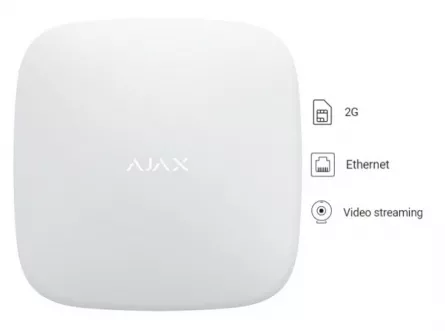 Centrală alarmă wireless AJAX HUB2 (WHT), [],high-security.ro