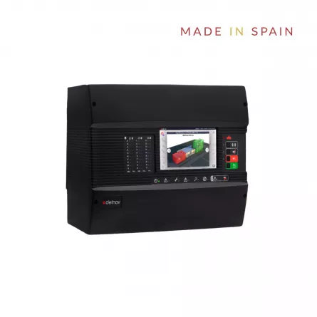 Centrala modulara adresabila de detectie si alarmare la incendiu cu 2 bucle, extensibila pana la 8 bucle, ecran tactil de 7" CAD-201-Z, [],high-security.ro