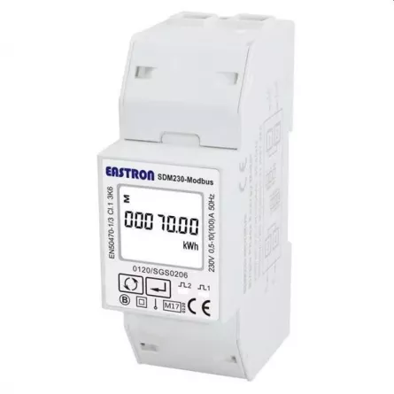 Smart Meter monofazat SPM-E SDM230 Mod Bus, [],high-security.ro