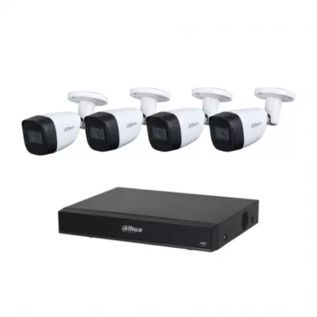 Kit 4 camere HDCVI 2MP cu xvr inclus BH-KXVR-4HFW1200CMP-A, [],high-security.ro