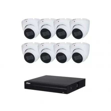 Kit 8 camere IP 2MP cu nvr inclus BH-KNVR-8HDW1230T-A, [],high-security.ro