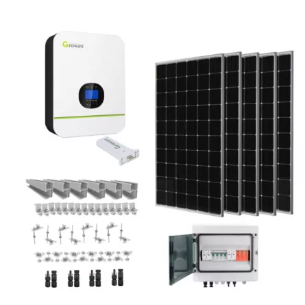 Kit complet invertor 5kW OFF GRID, 10 panouri + modul Wifi-F inclus, [],high-security.ro