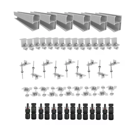 Kit structură montaj 10kW, amplasare pe 2 stringuri, [],high-security.ro