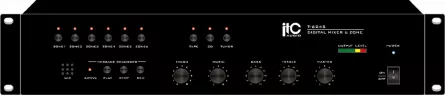 Mixer cu 6 zone cu înregistrare vocală T-6245, [],high-security.ro