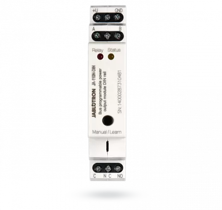 Modul BUS de 1 ieșire programabilă cu montare pe șină DIN JA-110N-DIN, [],high-security.ro