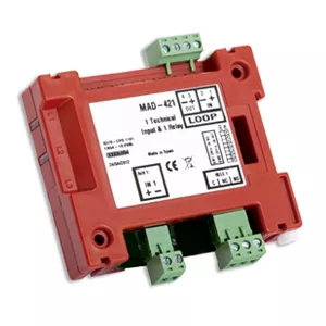 Modul de control adresabil cu izolator încorporat MAD-421-I, [],high-security.ro