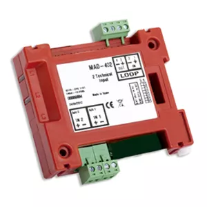 Modul monitor adresabil cu 2 intrări tehnice supravegheate MAD-402, [],high-security.ro