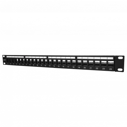 Patch Panel neechipat FTP 1U, 24 de porturi BH-06-00150-015-00-02, [],high-security.ro