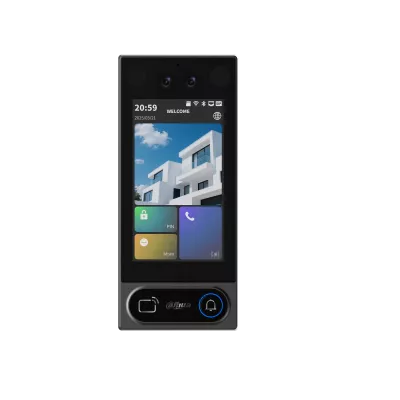 Post videointerfon IP de exterior cu recunoașterea facială VTO6631QB-WP, [],high-security.ro