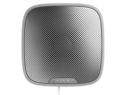 Sirenă cablată de exterior AJAX STREETSIREN FIBRA (WHT), [],high-security.ro