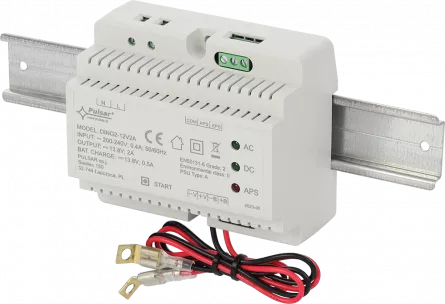 Sursă de alimentare cu backup și montare pe șină DIN DING2-12V2A, [],high-security.ro