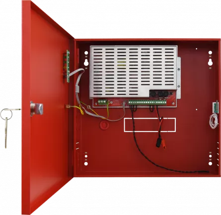 Sursă de alimentare EN54C 27,6V/5A/2×7Ah pentru sisteme de alarmă la incendiu EN54C-5A7, [],high-security.ro