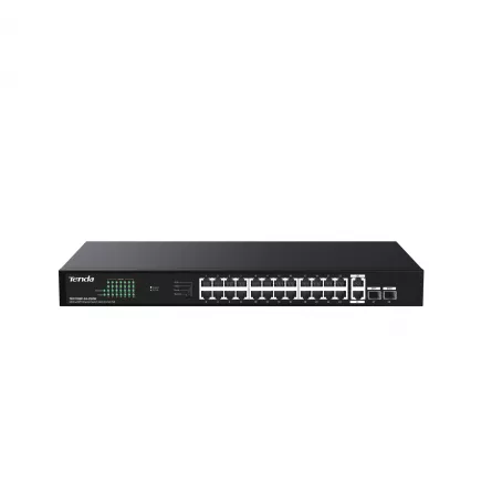 Switch 24 porturi Gigabit PoE, 2 x RJ45 Uplink Gigabit G1128P-24-250W, [],high-security.ro
