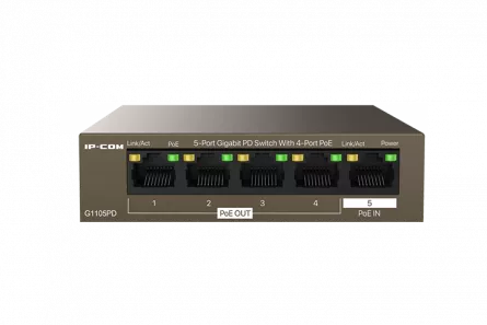 Switch 4 porturi PoE Gigabit, alimentat prin PoE G1105PD, [],high-security.ro
