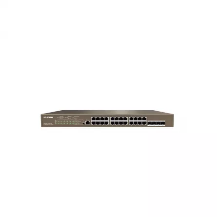 Switch 24 porturi IP-COM, 56 Gbps, 41.7 Mpps, 16000 MAC, PoE, cu management G5328P-24-410W, [],high-security.ro