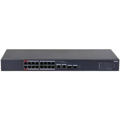 Switch Dahua cu 18 porturi, 16 porturi PoE &ndash; CS4218-16ET-240, [],high-security.ro