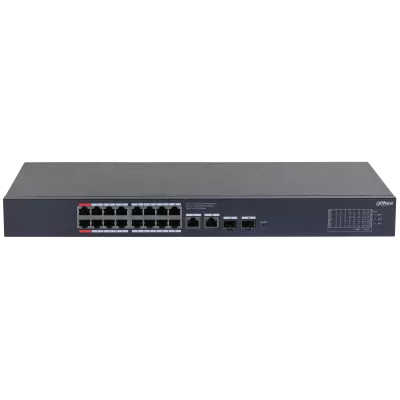 Switch Gigabit 20 de porturi, administrare Cloud si 16 porturi PoE CS4220-16GT-240, [],high-security.ro