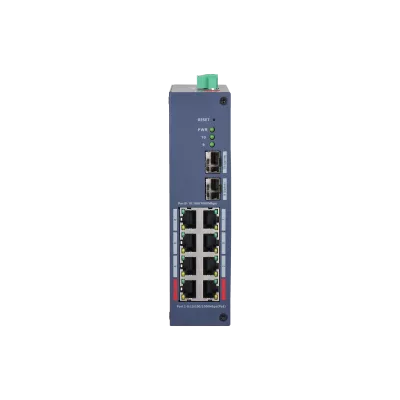 Switch Gigabit Industrial Cloud Managed cu 8 porturi PoE si 2 porturi SFP CHS4210-8GT-110, [],https:high-security.ro