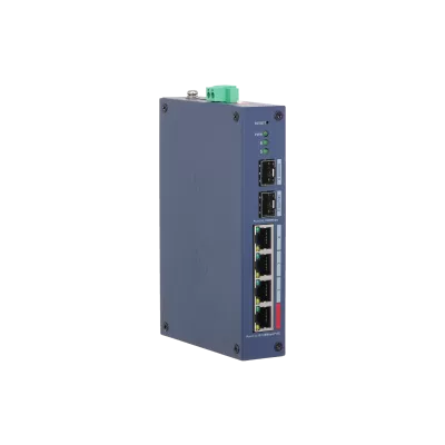 Switch industrial cu management, 4 porturi PoE + 2 porturi Ethernet CHS4206-4ET-90, [],high-security.ro