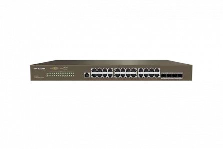 Switch L3 administrabil, 24 de porturi Ethernet si 4 porturi SFP G5328F, [],high-security.ro