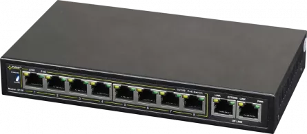 Switch PoE Pulsar 10 porturi S108-90W, [],high-security.ro