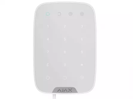 Tastatură cablată AJAX KEYPAD FIBRA (WHT), [],high-security.ro