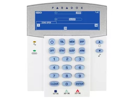 Tastatură LCD cu pictograme pe fir 32 zone K35, [],high-security.ro