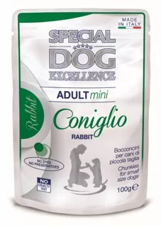Sp.Dog EXCELLENCE Plic Mini Ad Iepure 100g, [],https:shop.interpet.ro